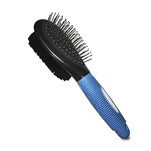 BV Pet Dog Grooming Comb Brush 2 Sided Bristle and Pin for Long and Short Hair Dog Removing Shedding Hair
