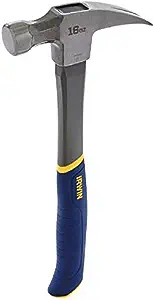 Irwin 1954889 16 oz Fibergalss Claw Hammer