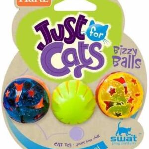 Hartz Just For Cats Bizzy Balls Cat Toy
