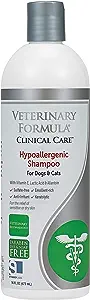 Veterinary Formula Clinical Care Hypoallergenic Shampoo for Dogs and Cats 16 oz.