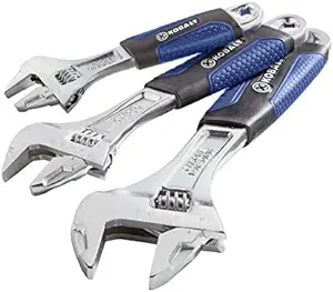 Kobalt 3-piece Adjustable Wrench Set