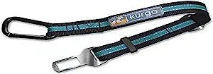 Kurgo Direct to Seatbelt Tether Coastal Blue