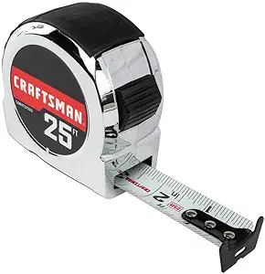 Craftsman 25 Chrome Classic Tape Measure