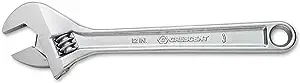 Crescent AC28VS 8-Inch Adjustable Wrench Plated Finish