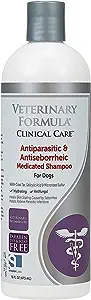 Veterinary Formula Clinical Care Antiparasitic & Antiseborrheic Shampoo for Dogs 16 oz