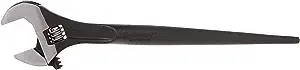 10 in. Black Oxide Adjustable Construction Wrench