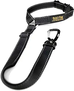 Mighty Paw Dog Headrest Seat Belt Universal Design for Small and Large Dogs All-Metal Hardware and Nylon Seatbelt Strap