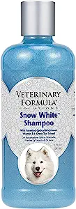 Veterinary Formula Solutions Snow White Shampoo for Dogs and Cats Fresh Scent 17 oz.