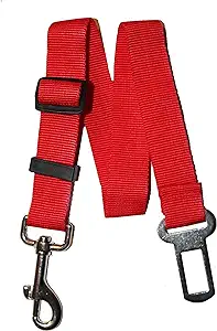 Downtown Pet Supply Dog Seatbelt Harness Universal Safety Dog Harness Red