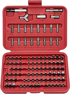 Neiko 10048A 100-Piece Premium Security Bit Set Chrome Vanadium Steel