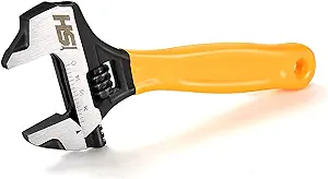 STEELHEAD Wide-Mouth Adjustable HAMMERHEAD Wrenches 6 8 10 12 Sizes Forged Heat-Treated Steel Corrosion-Resistant Black Phosphate Finish Inch & Millimeter Jaw Measurement USA-Based Support