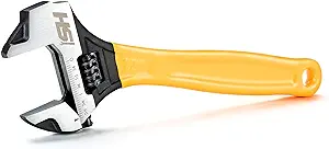 STEELHEAD Wide-Mouth Adjustable HAMMERHEAD Wrenches 6 8 10 12 Sizes tInch & Millimeter Jaw Measurement