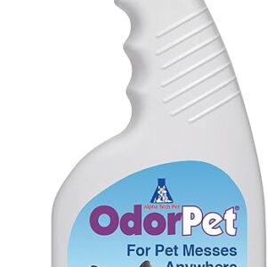 OdorPet Stain & Odor Eliminator Enzyme Cleaner for Pet Odor & Stain Remover for Dogs and Cat Urine Vomit Spot Carpet Cleaner Small Animal Odor Remover Lavender 16oz