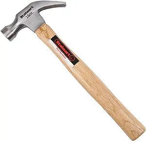 Stalwart 16-Ounce Claw Hammer with Natural Wood Anti-Vibration Handle