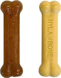 Nylabone Classic Puppy Chew Flavored Durable Dog Chew Toy Brown X-Small - Up to 15 lbs.