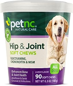 PetNC Natural Care Hip & Joint Soft Chew For Dogs Liver Flavor 90 Soft Chews