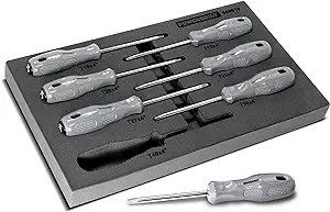 Powerbuilt 7 Piece Professional Star Screwdriver Set Acetate Handles - 949019