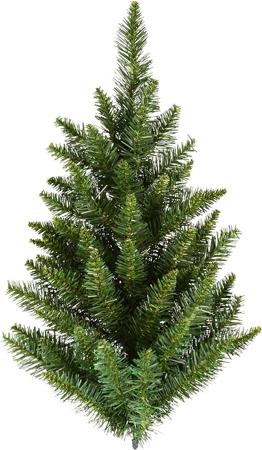 Vickerman 2' Camdon Fir Half Artificial Christmas Wall Tree, Unlit - Faux Half Christmas Tree - Seasonal Indoor Home Wall Decor