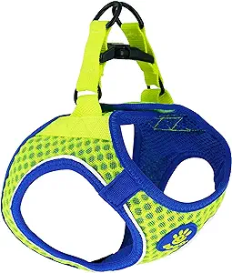 Doco DCA308-S7M Athletica Quick Fit V-Neck Mesh Harness Leash Light Green - Medium