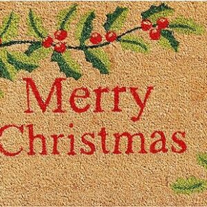 Calloway Mills 121021729 Merry Christmas Doormat, 17" x 29", Multicolor